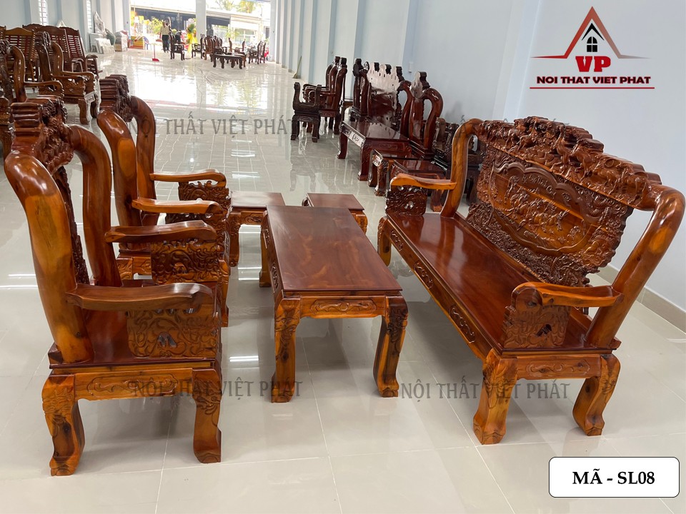 Bộ Sa Lông Gỗ Mã Đáo Thành Công Đẹp Cột 10 – Mã SL08 6 Bộ Sa Lông Gỗ Mã Đáo Thành Công Đẹp Cột 10 – Mã SL08-1