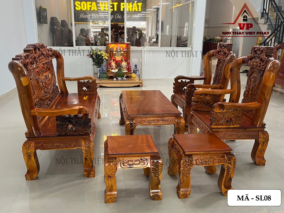 Bộ Sa Lông Gỗ Mã Đáo Thành Công Đẹp Cột 10 – Mã SL08 4 Bộ Sa Lông Gỗ Mã Đáo Thành Công Đẹp Cột 10 – Mã SL08-3
