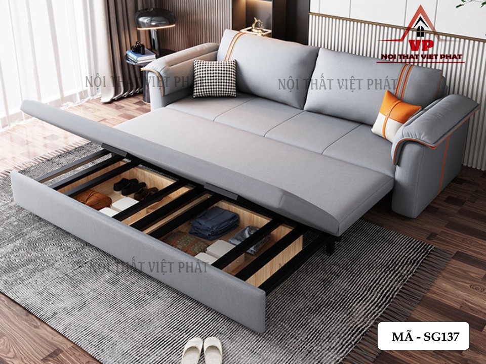 Ghế Sofa Làm Giường Nằm - Mã SG137 1 Ghế Sofa Làm Giường Nằm - Mã SG137-6