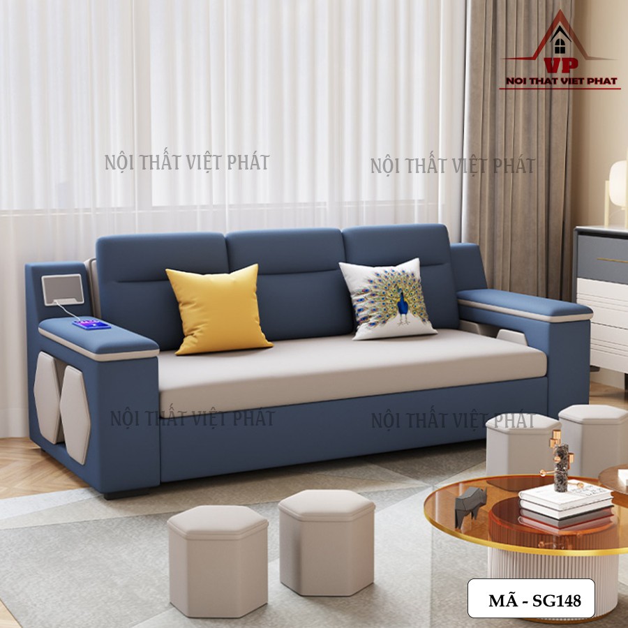Sofa Giường Nằm Thông Minh – Mã SG148 2 Sofa Giường Nằm Thông Minh – Mã SG148-1