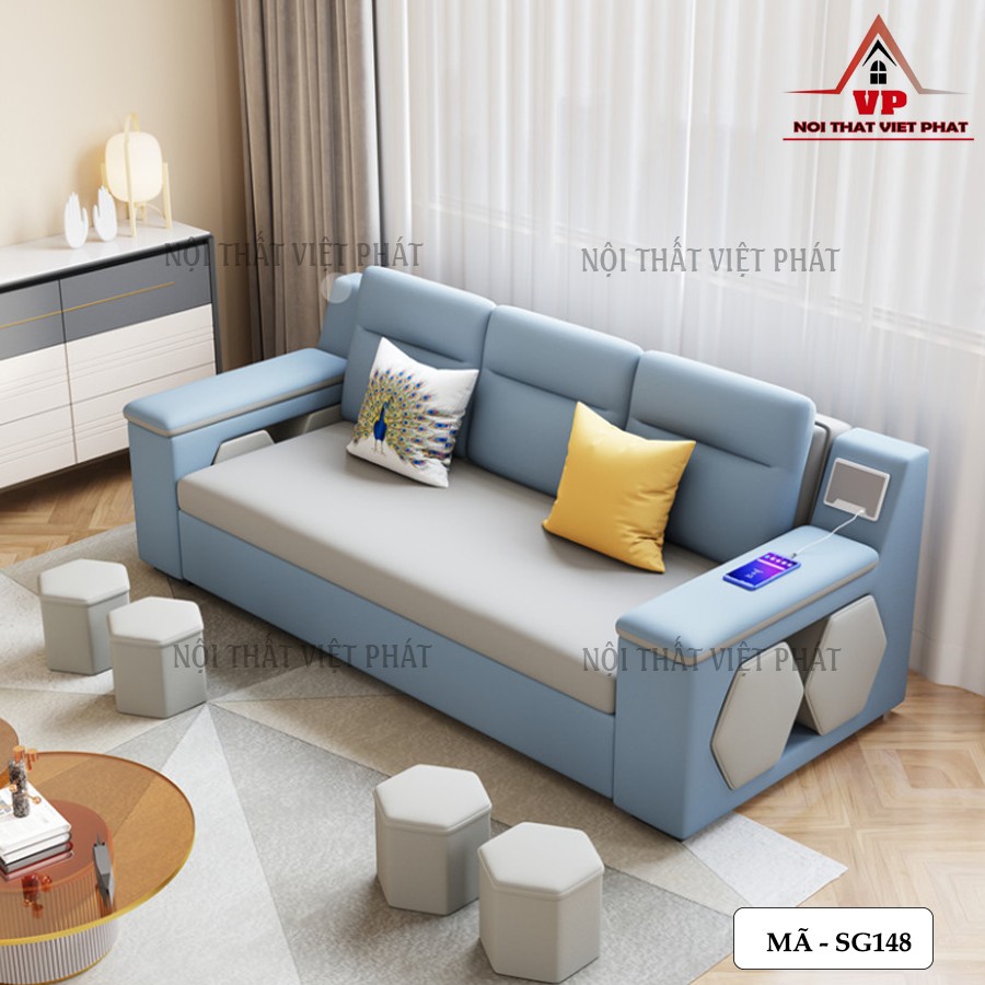 Sofa Giường Nằm Thông Minh – Mã SG148 7 Sofa Giường Nằm Thông Minh – Mã SG148-6