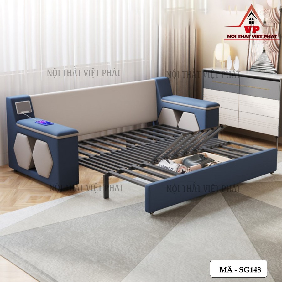 Sofa Giường Nằm Thông Minh – Mã SG148 9 Sofa Giường Nằm Thông Minh – Mã SG148-7