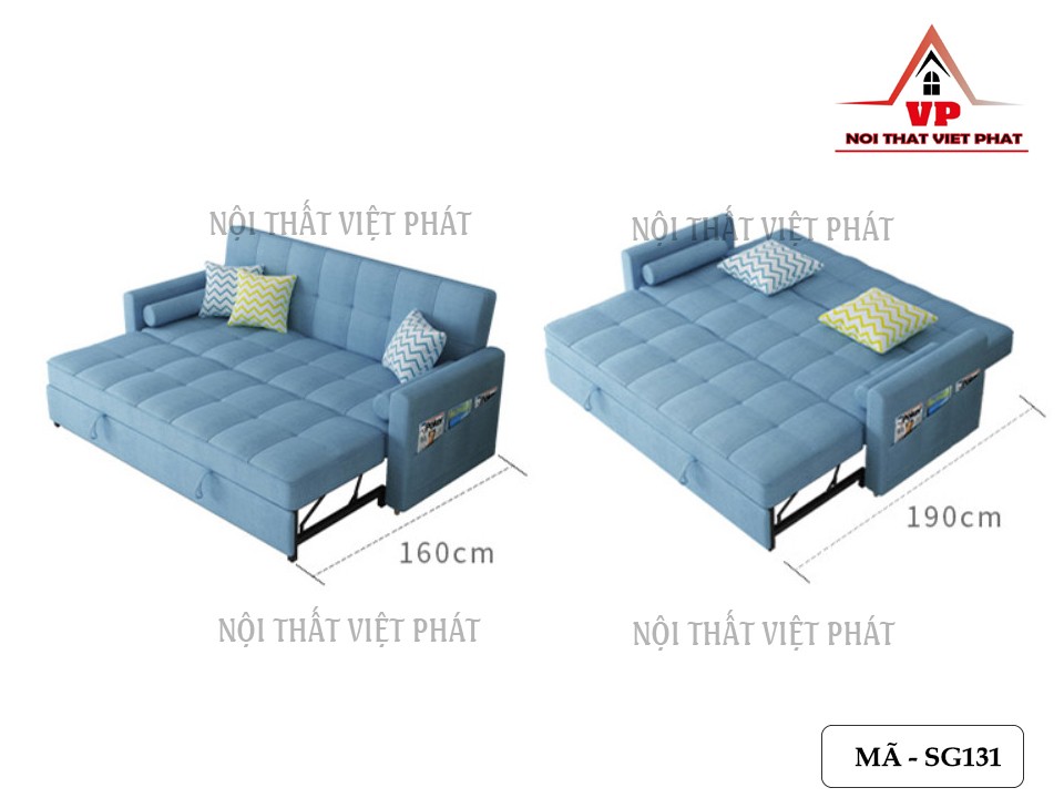 Sofa Giường Xếp Gọn – Mã SG131 6 Sofa Giường Xếp Gọn – Mã SG131-4