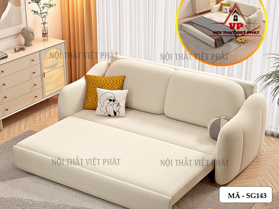 Giường Sofa Gấp Gọn - Mã SG143 2 Giường Sofa Gấp Gọn - Mã SG143-1