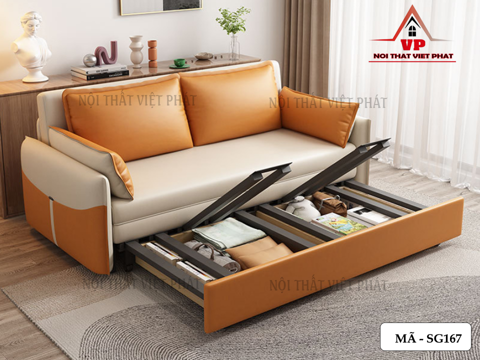 Sofa Giường 1m8 - Mã SG167 8 Sofa Giường 1m8 - Mã SG167-1