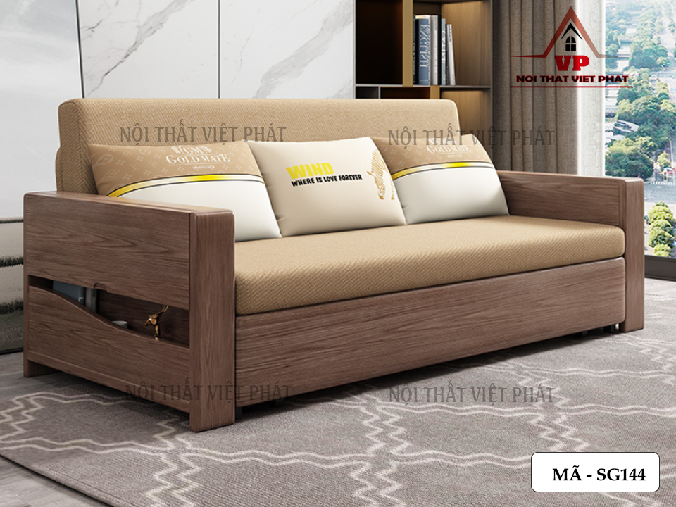Sofa Giường Sang Trọng - Mã SG144 1 Sofa Giường Sang Trọng - Mã SG144-4