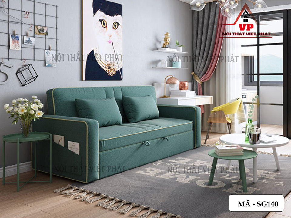 Sofa Giường Đơn Giản – Mã SG140 1 Sofa Giường Đơn Giản – Mã SG140