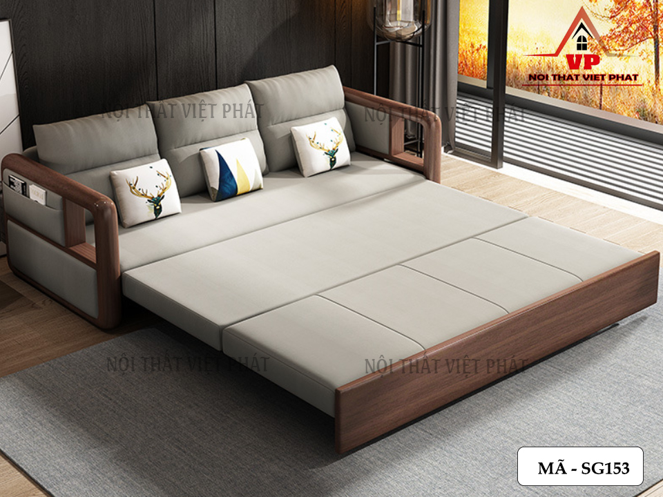 Sofa Giường Khuyến Mãi – Mã SG153 5 Sofa Giường Khuyến Mãi – Mã SG153-3