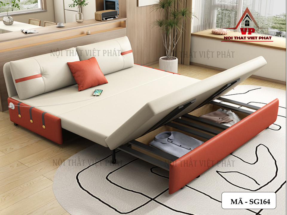 Sofa Giường Simili – Mã SG164 1 Sofa Giường Simili – Mã SG164-2