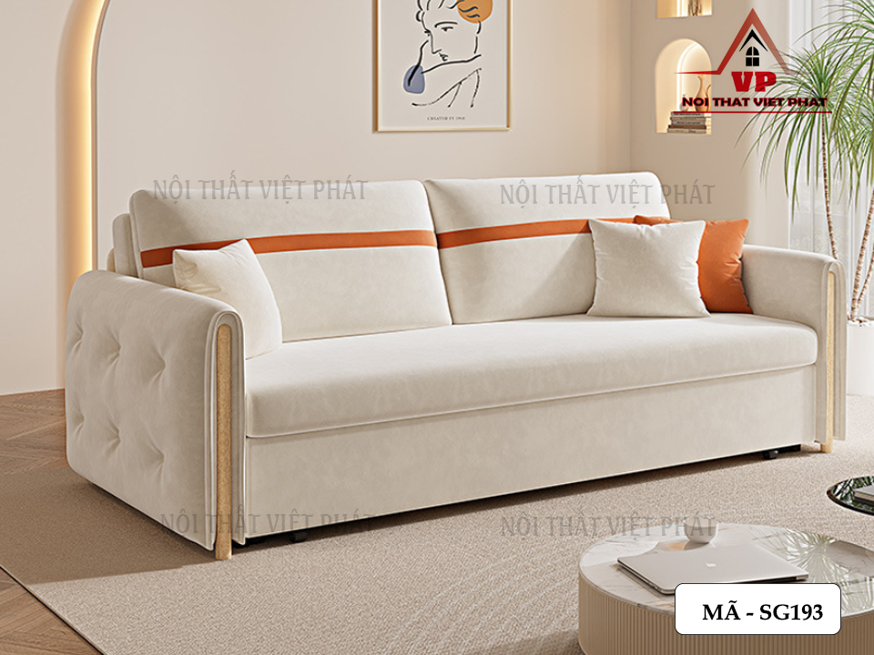 Giường Sofa Gấp Gọn Thành Ghế - Mã SG193 6 Giường Sofa Gấp Gọn Thành Ghế - Mã SG193-4
