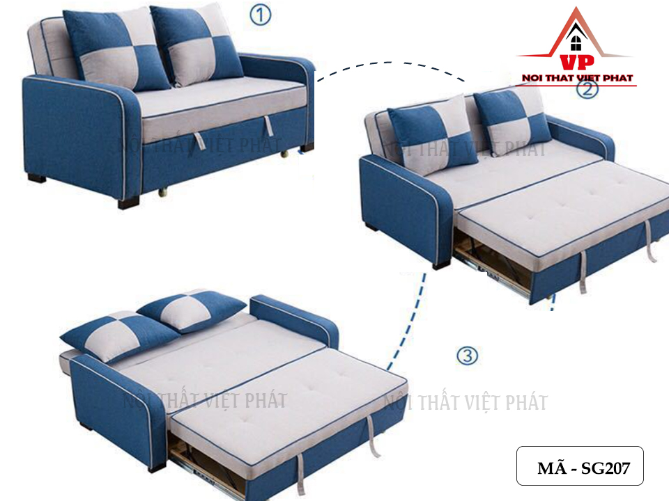 Sofa Giường Gấp Đa Năng - Mã SG207 7 Sofa Giường Gấp Đa Năng - Mã SG207-5