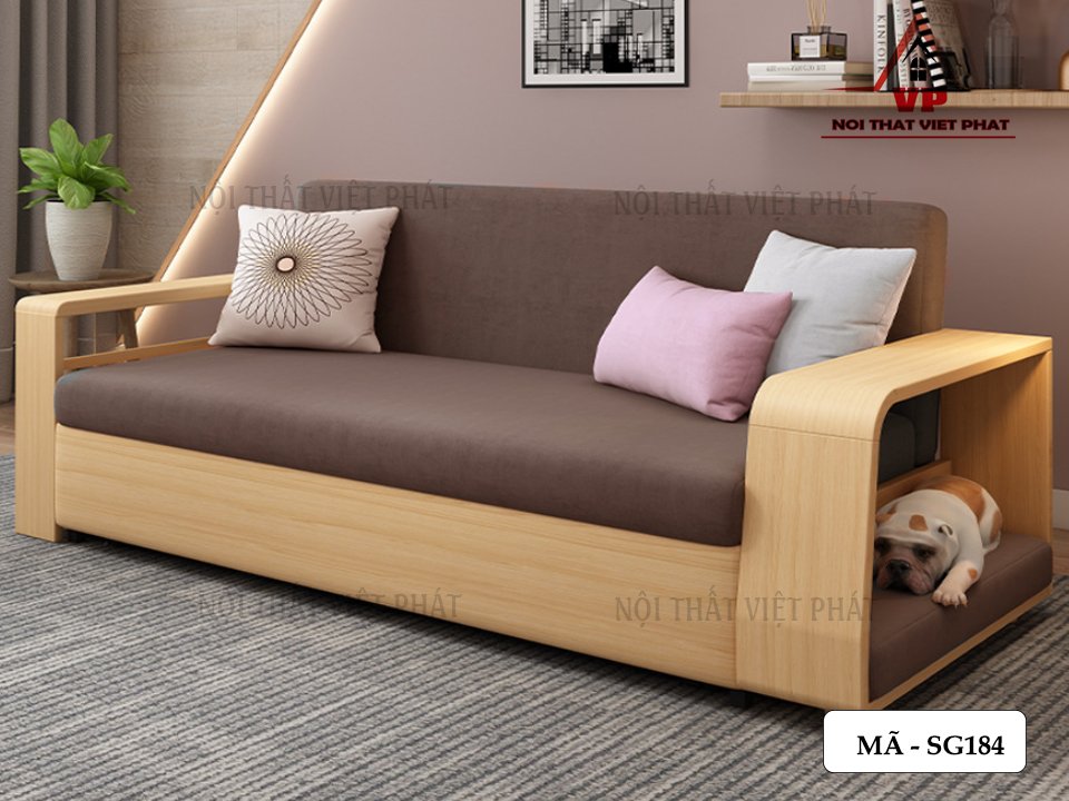 Sofa Giường Gấp TPHCM - Mã SG184 4 Sofa Giường Gấp TPHCM - Mã SG184-2