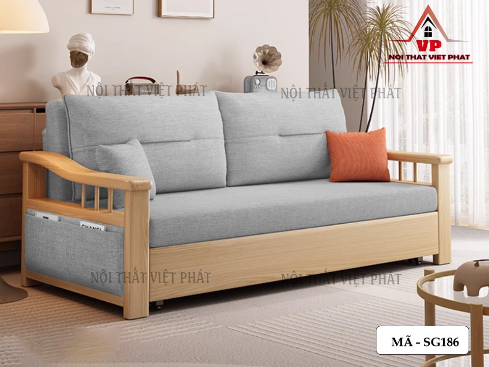 Sofa Giường Nệm Gấp - Mã SG186 5 Sofa Giường Nệm Gấp - Mã SG186-3