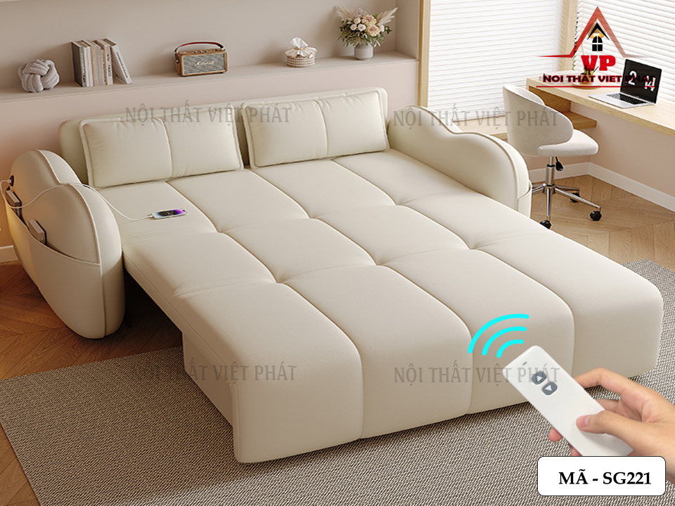 Sofa Bed Đa Năng Chỉnh Điện - Mã SG221 4 Sofa Bed Đa Năng Chỉnh Điện - Mã SG221-2