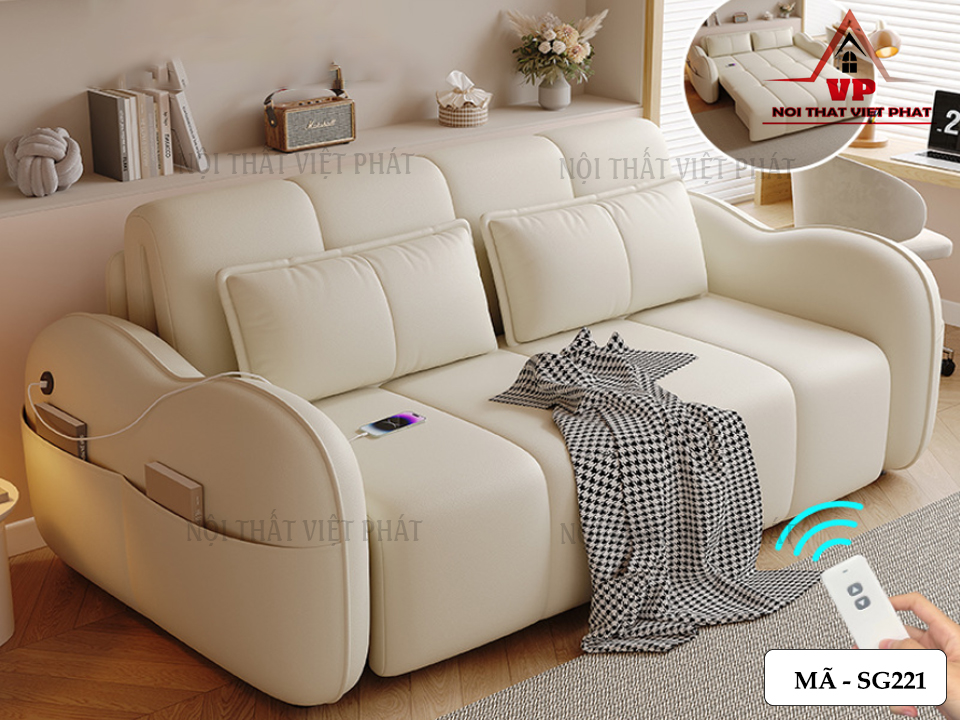 Sofa Bed Đa Năng Chỉnh Điện - Mã SG221 2 Sofa Bed Đa Năng Chỉnh Điện - Mã SG221