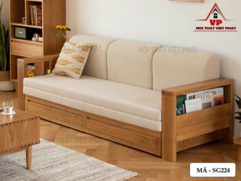 Sofa Giường Nằm Thông Minh Gỗ – Mã SG224 8 Sofa Giường Nằm Thông Minh Gỗ – Mã SG224