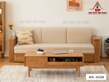 Sofa Giường Nằm Thông Minh Gỗ – Mã SG224 9 Sofa Giường Nằm Thông Minh Gỗ – Mã SG224-2