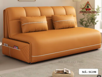 Sofa Giường Ngủ Cao Cấp Chỉnh Điện – Mã SG198-6