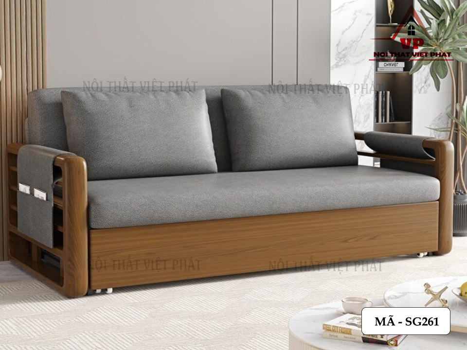 Bộ Ghế Sofa Kiêm Giường Ngủ - Mã SG261 4 Bộ Ghế Sofa Kiêm Giường Ngủ - Mã SG261-2