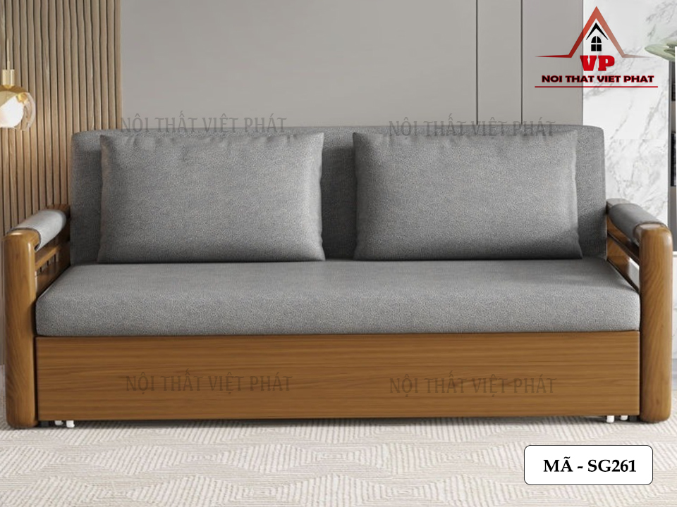 Bộ Ghế Sofa Kiêm Giường Ngủ - Mã SG261 5 Bộ Ghế Sofa Kiêm Giường Ngủ - Mã SG261-3