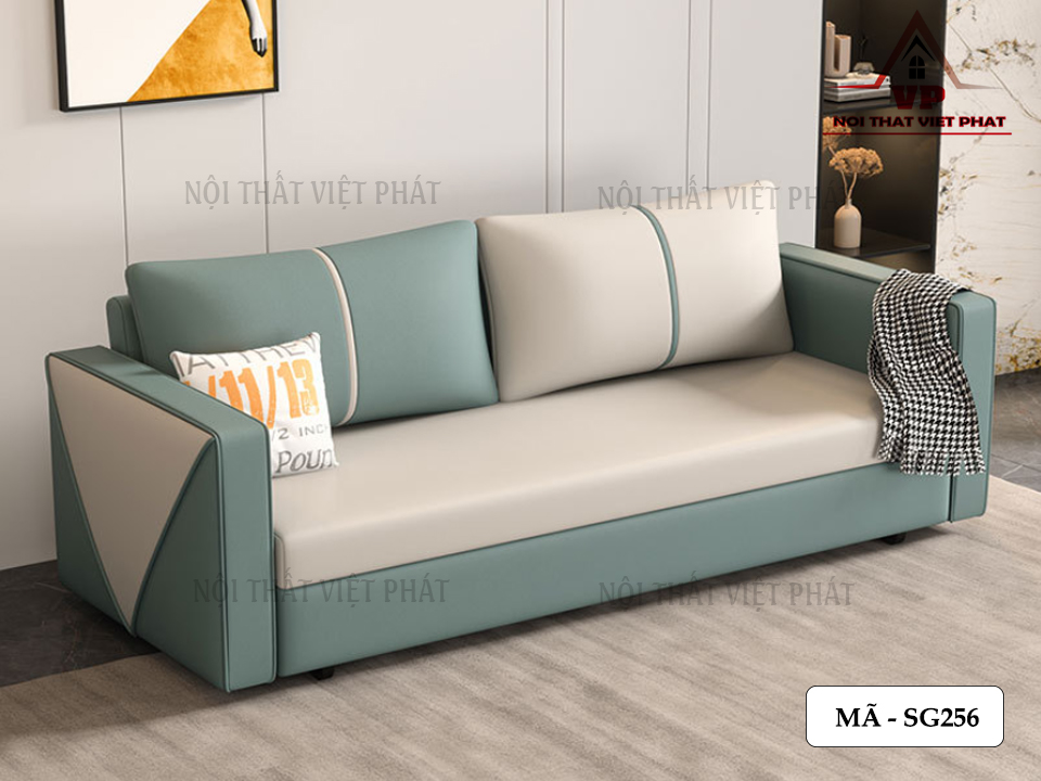 Ghế Sofa Giường Đẹp HCM - Mã SG256 3 Ghế Sofa Giường Đẹp HCM - Mã SG256-1
