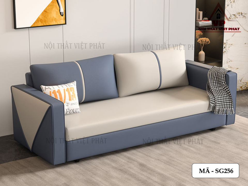 Ghế Sofa Giường Đẹp HCM - Mã SG256 1 Ghế Sofa Giường Đẹp HCM - Mã SG256-2