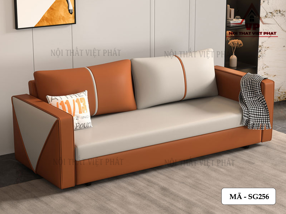 Ghế Sofa Giường Đẹp HCM - Mã SG256 5 Ghế Sofa Giường Đẹp HCM - Mã SG256-3