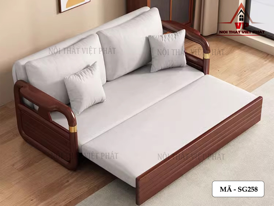 Giường Ngủ Kết Hợp Sofa - Mã SG258 4 Giường Ngủ Kết Hợp Sofa – Mã SG258-2