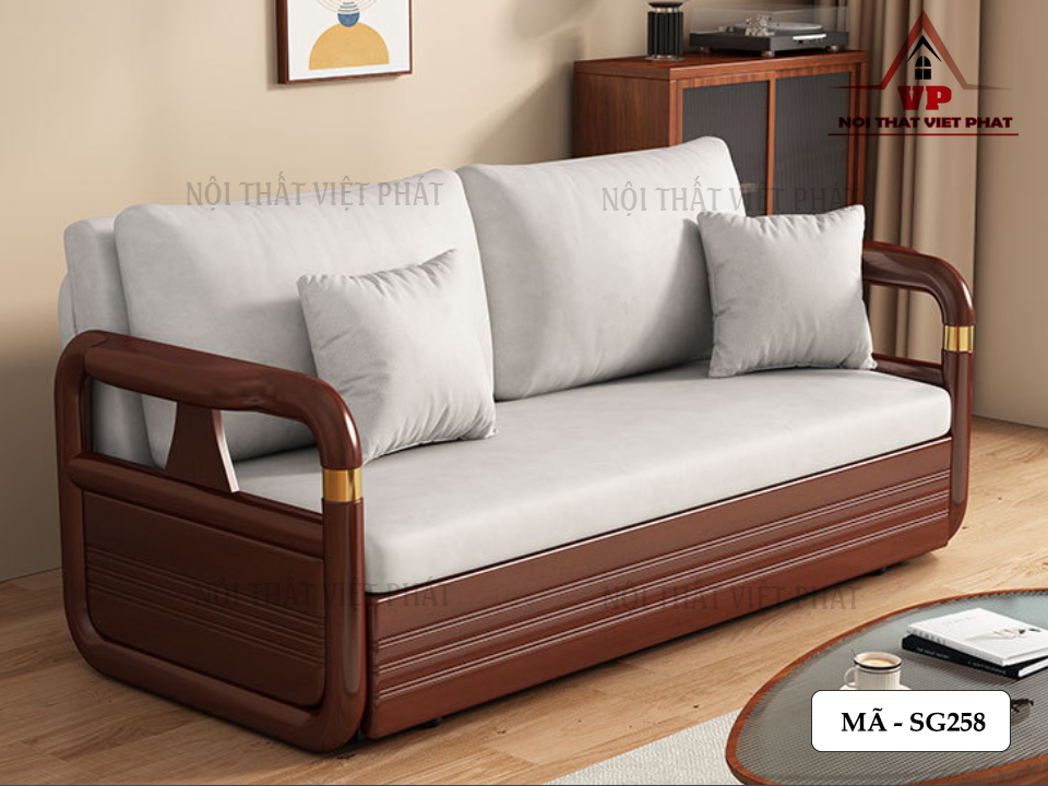Giường Ngủ Kết Hợp Sofa - Mã SG258 1 Giường Ngủ Kết Hợp Sofa – Mã SG258