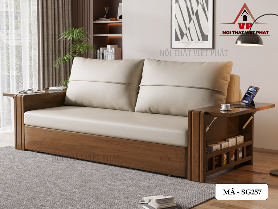 Giường Ngủ Thông Minh Kết Hợp Sofa - Mã SG257 1 Giường Ngủ Thông Minh Kết Hợp Sofa - Mã SG257