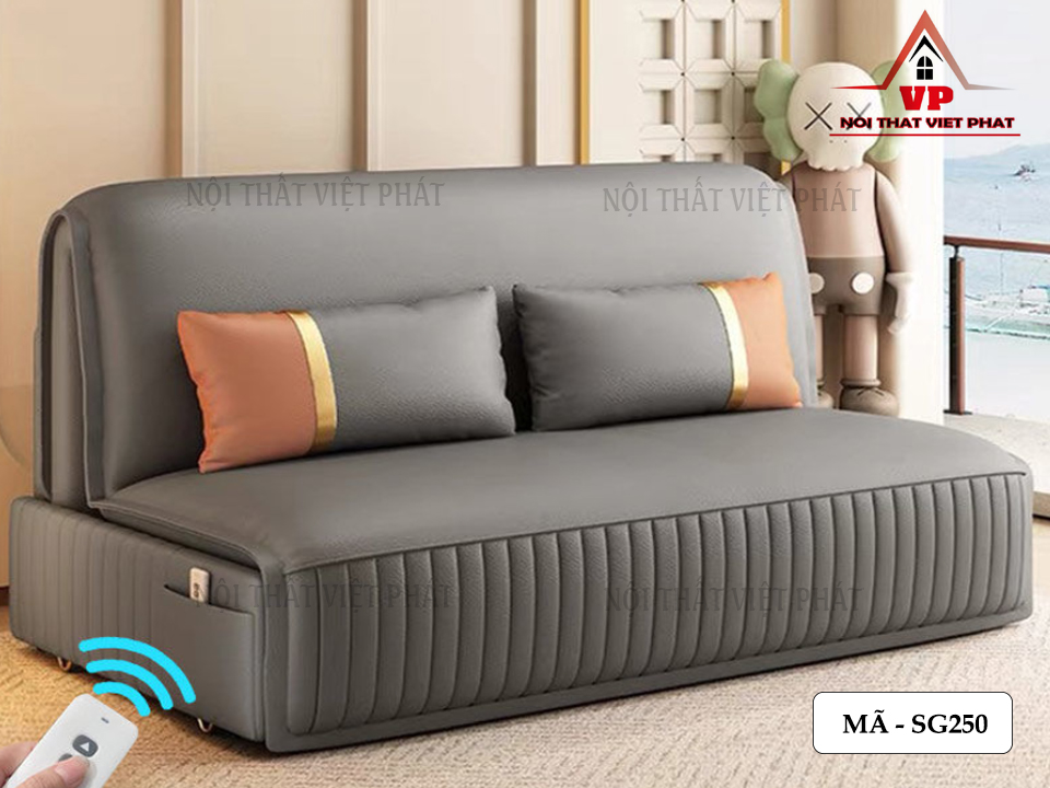 Sofa Giường Chỉnh Điện Cao Cấp - Mã SG250 6 Sofa Giường Chỉnh Điện Cao Cấp - Mã SG250-4