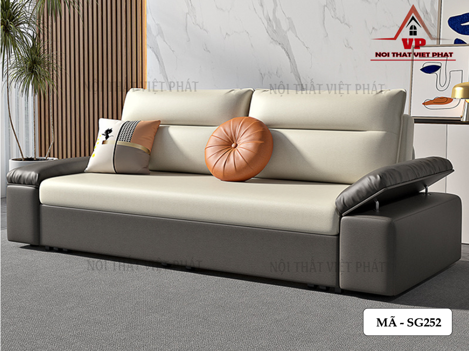 Sofa Giường Đẹp TPHCM - Mã SG252 3 Sofa Giường Đẹp TPHCM - Mã SG252-1