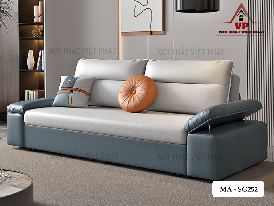 Sofa Giường Đẹp TPHCM - Mã SG252 4 Sofa Giường Đẹp TPHCM - Mã SG252-2