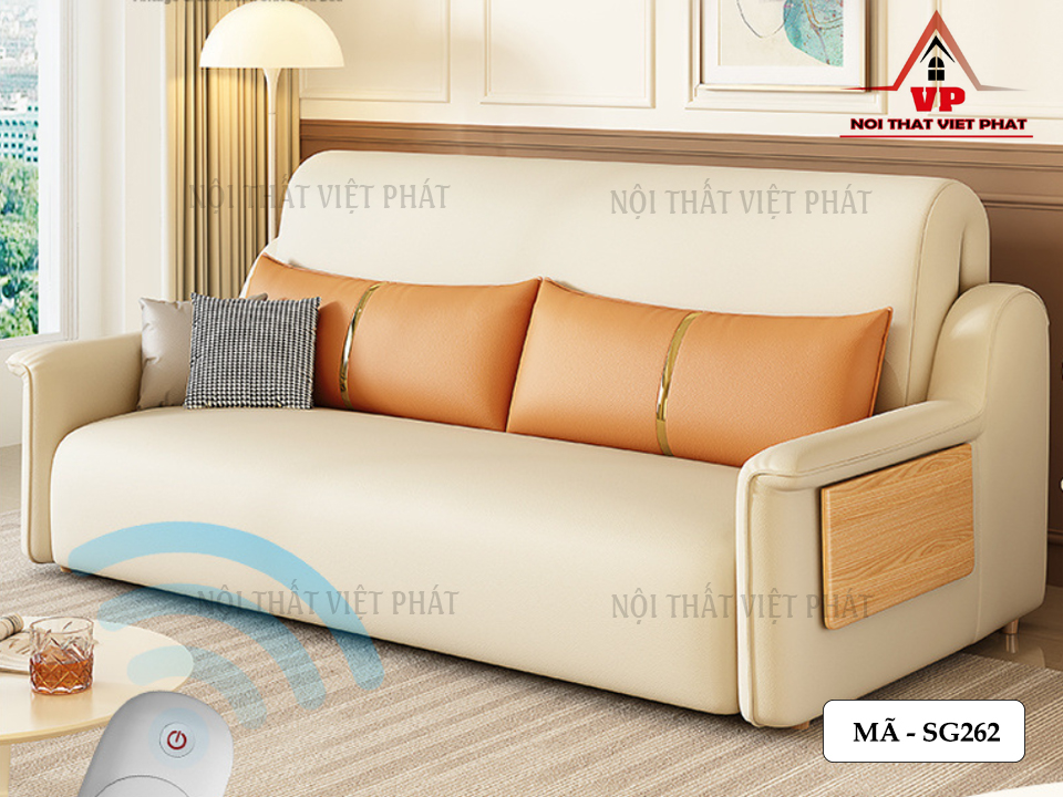 Sofa Giường Gấp Chỉnh Điện Thông Minh - Mã SG262 3 Sofa Giường Gấp Chỉnh Điện Thông Minh - Mã SG262-1