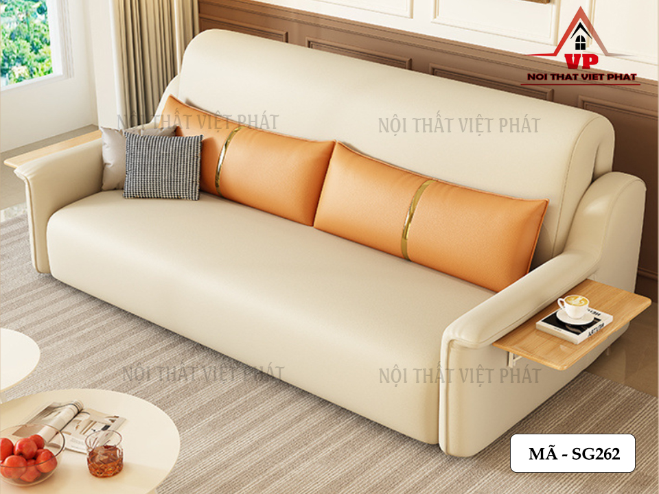 Sofa Giường Gấp Chỉnh Điện Thông Minh - Mã SG262 4 Sofa Giường Gấp Chỉnh Điện Thông Minh - Mã SG262-2