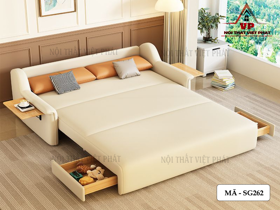 Sofa Giường Gấp Chỉnh Điện Thông Minh - Mã SG262 7 Sofa Giường Gấp Chỉnh Điện Thông Minh - Mã SG262-5
