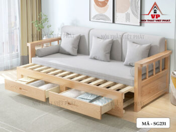 Sofa Thông Minh Gỗ - Mã SG 231 10 Sofa Thông Minh Gỗ - Mã SG 231-4