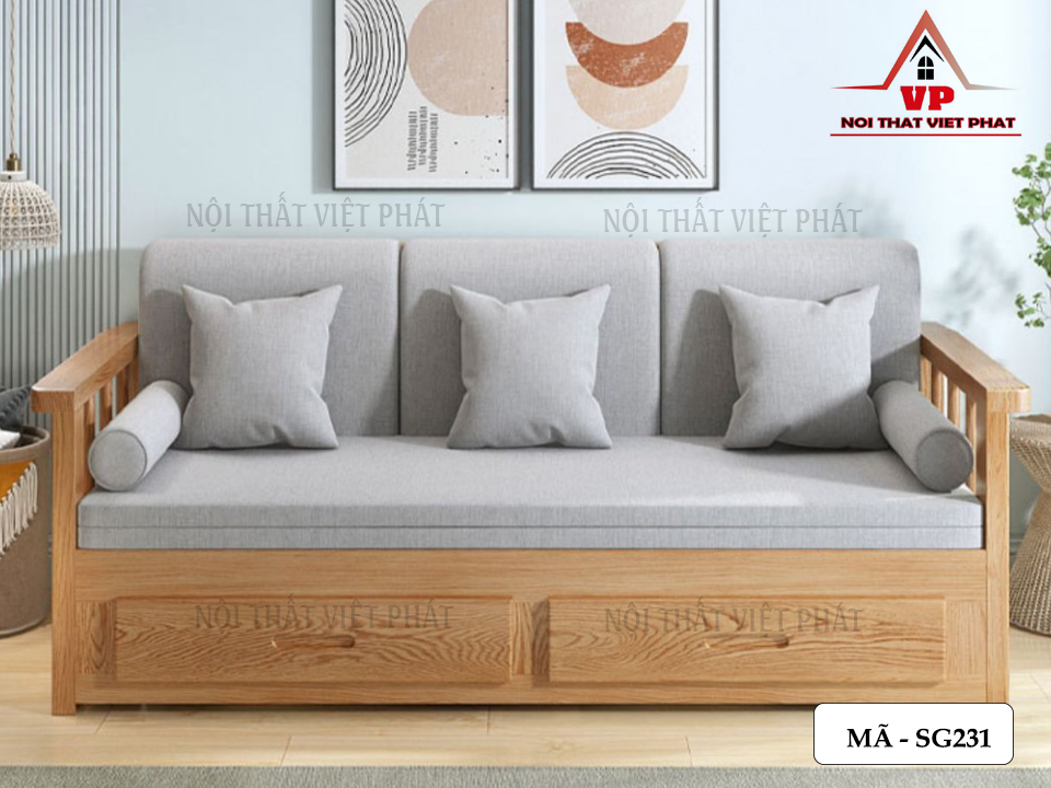 Sofa Thông Minh Gỗ - Mã SG 231 1 Sofa Thông Minh Gỗ - Mã SG 231