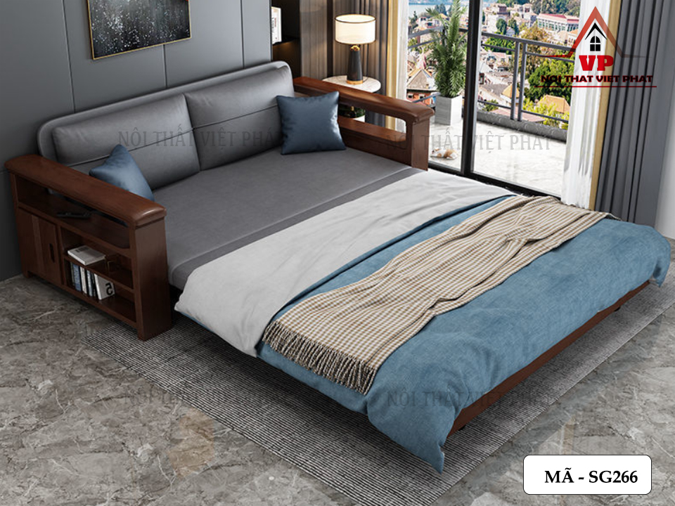 Giường Kết Hợp Ghế Sofa - Mã SG266 8 Giường Kết Hợp Ghế Sofa - Mã SG266-6