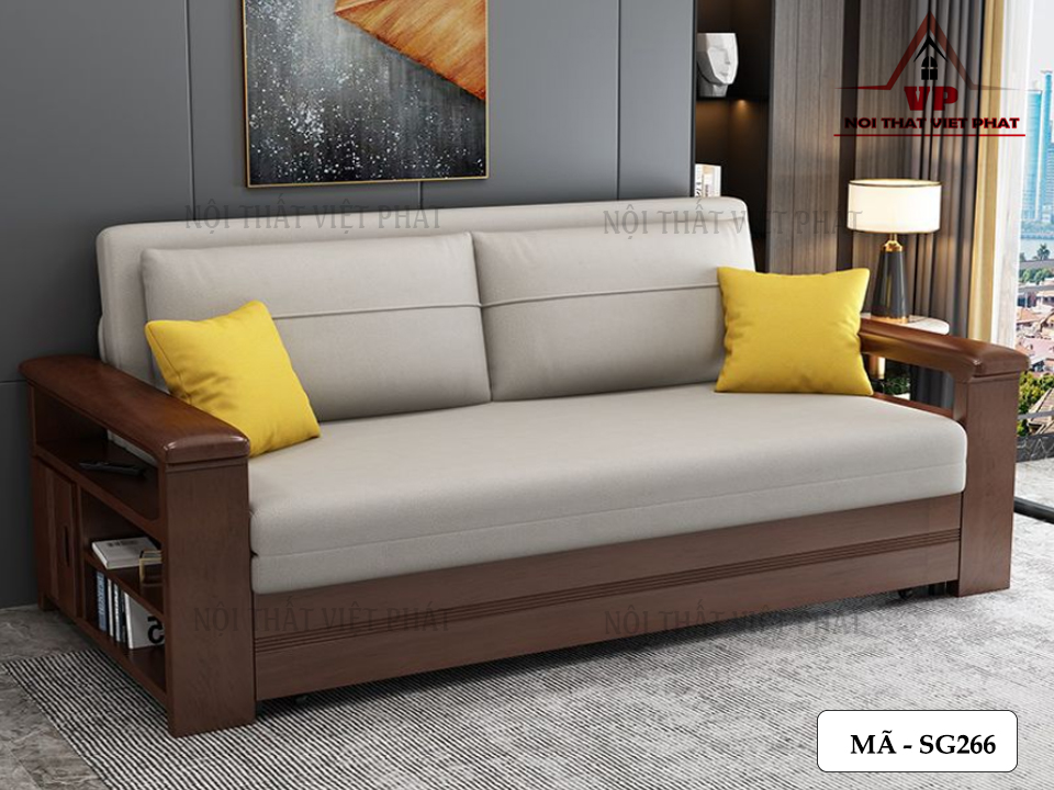 Giường Kết Hợp Ghế Sofa - Mã SG266 1 Giường Kết Hợp Ghế Sofa - Mã SG266
