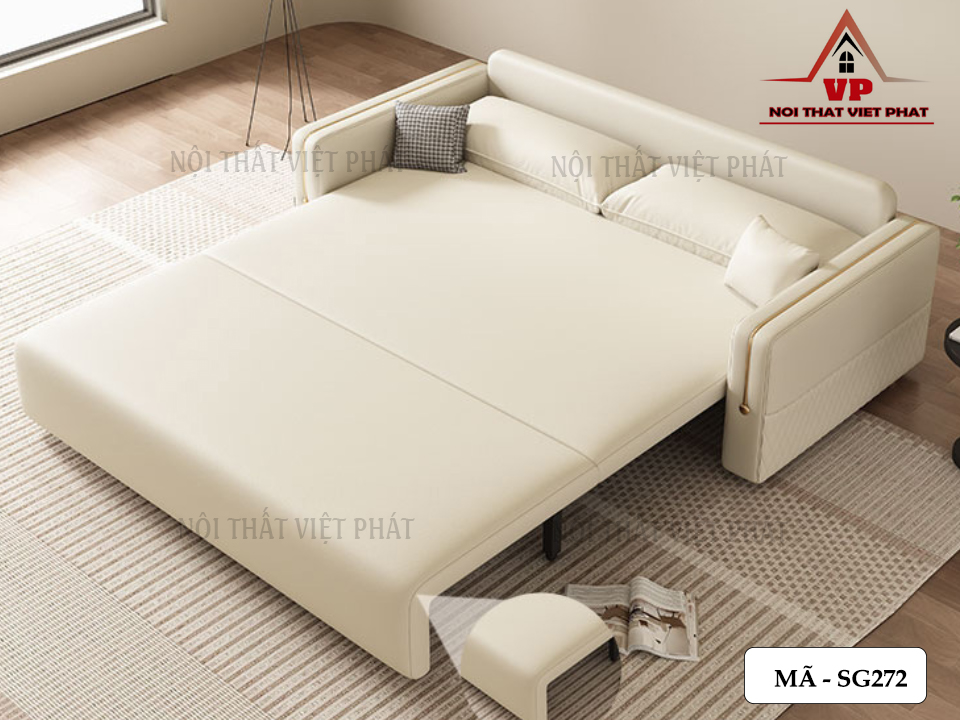 Sofa Giường Da Chỉnh điện - Mã SG272 4 Sofa Giường Da Chỉnh điện - Mã SG272-2