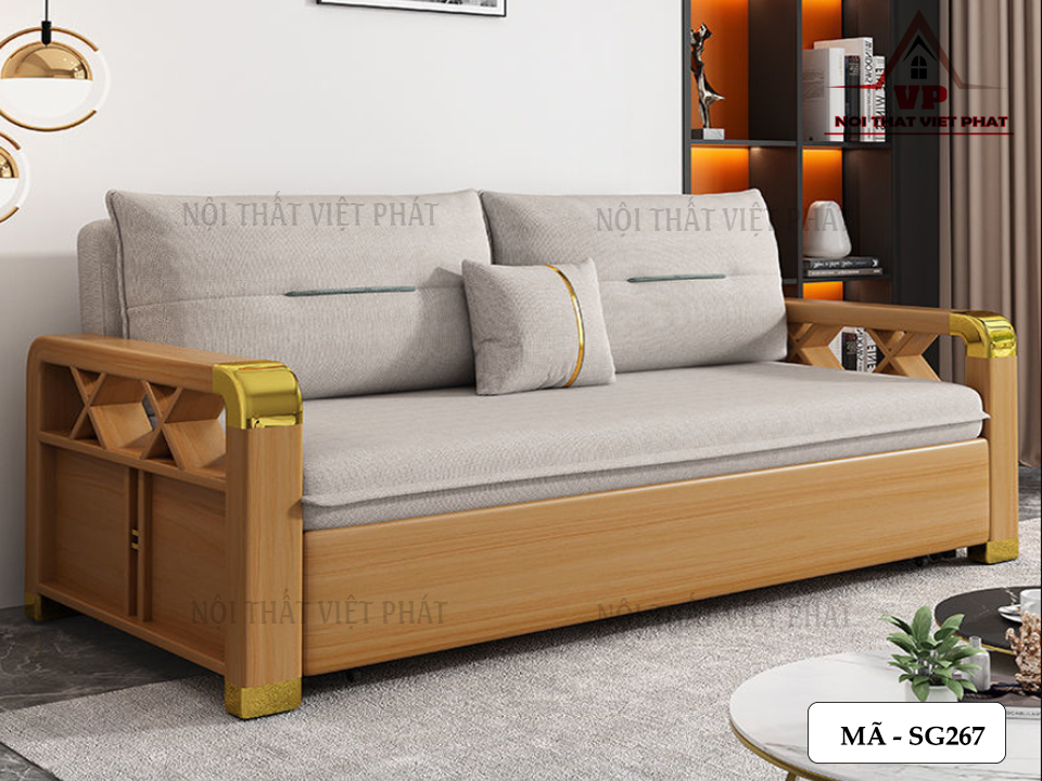 Sofa Giường Kéo Đa Năng - Mã SG267 4 Sofa Giường Kéo Đa Năng - Mã SG267-2
