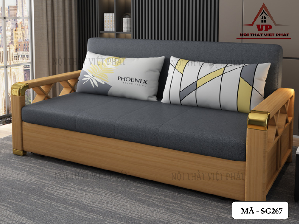 Sofa Giường Kéo Đa Năng - Mã SG267 8 Sofa Giường Kéo Đa Năng - Mã SG267-6