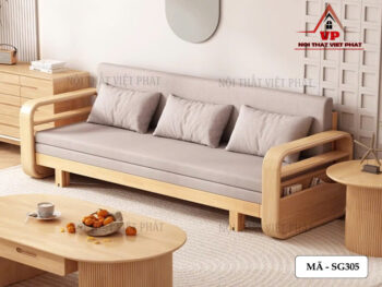 Ghế Kết Hợp Giường Ngủ Bằng Gỗ - Mã SG305 8 Ghế Kết Hợp Giường Ngủ Bằng Gỗ - Mã SG305-2