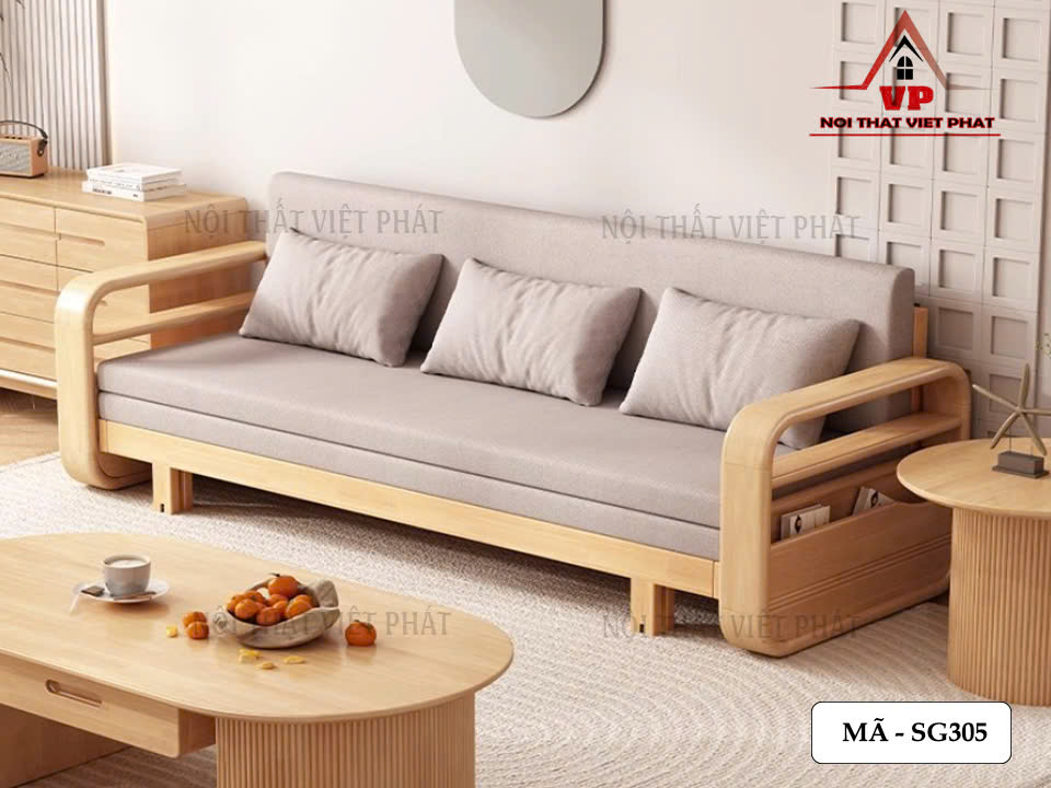 Ghế Kết Hợp Giường Ngủ Bằng Gỗ - Mã SG305 4 Ghế Kết Hợp Giường Ngủ Bằng Gỗ - Mã SG305-2