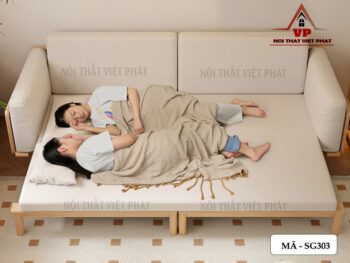 Ghế Sofa Giường Gỗ TPHCM - Mã SG303 8 Ghế Sofa Giường Gỗ TPHCM - Mã SG303-2