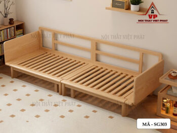 Ghế Sofa Giường Gỗ TPHCM - Mã SG303 9 Ghế Sofa Giường Gỗ TPHCM - Mã SG303-3