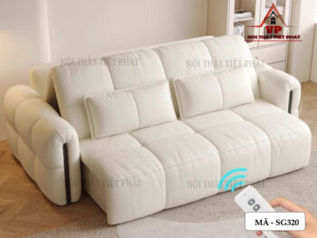 Ghế Sofa Giường Kéo Bấm Điện - Mã SG320 9 Ghế Sofa Giường Kéo Bấm Điện - Mã SG320-2