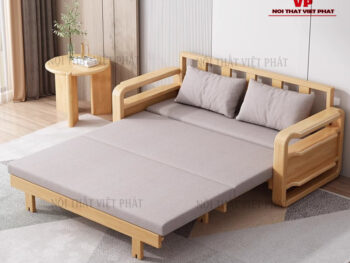 Ghế Sofa Kiêm Giường Ngủ Gỗ - Mã SG242 8 Ghế Sofa Kiêm Giường Ngủ Gỗ - Mã SG242-2