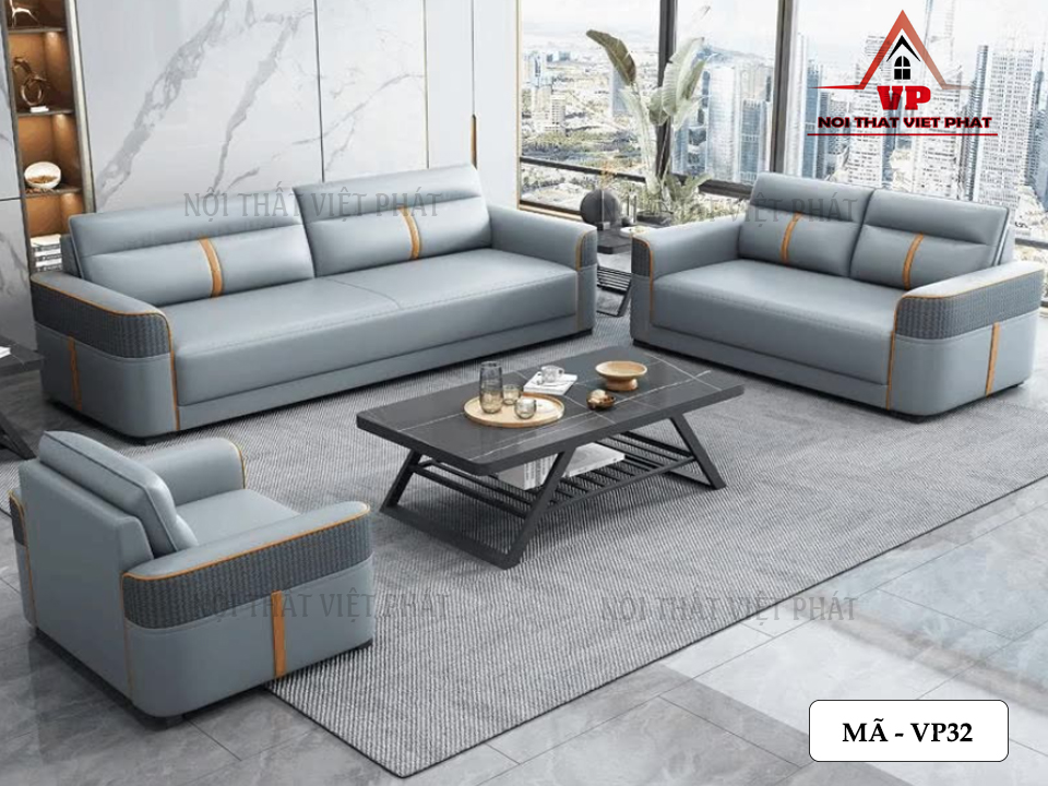 Ghế Sofa Văn Phòng Bộ – Mã VP32 4 Ghế Sofa Văn Phòng Bộ – Mã VP32-1